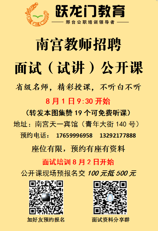 南宫市公开招聘教师笔试成绩单